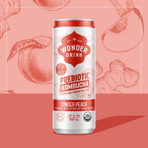 ginger kombucha, organic ginger